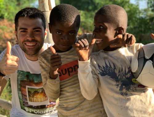 Hilario en misión solidaria en Tanzania